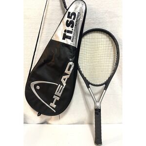 Head Ti.S5 Titanium 4 3/8 Grip Size Tennis Racquet Racket With Bag